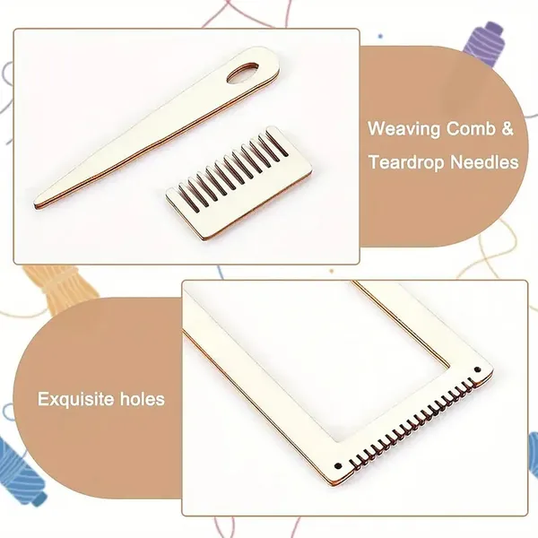 Beige_Mini_Wooden_Weaving_Loom_Kit_Diy_Yarn_Craft_Tool_Diy_And_Craft