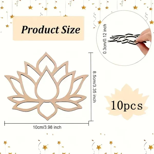 Beige_Wooden_Lotus_Cutouts_Diy_And_Craft
