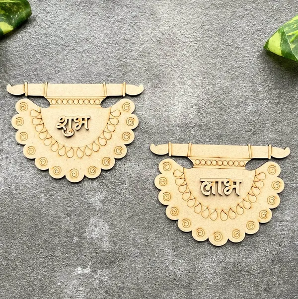 Beige_Wooden_Shubh_Labh_Ancient_Fan_Design_Home_Decor