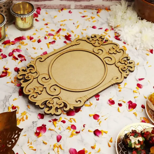 Beige_Mdf_Wood_Pooja_Thali_Serving_Platter_General