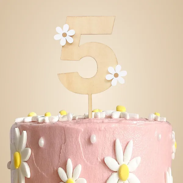 Beige_Wooden_Daisy_Cake_Topper_General