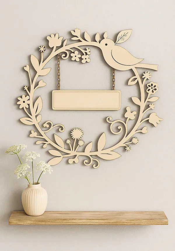 Beige_Wreath_Wall_Decor_Home_Decor