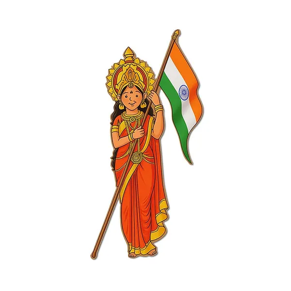 Beige_Bharat_Mata_Mdf_Cutout_Pre_Marked_Wooden_Craft_Diy_And_Craft
