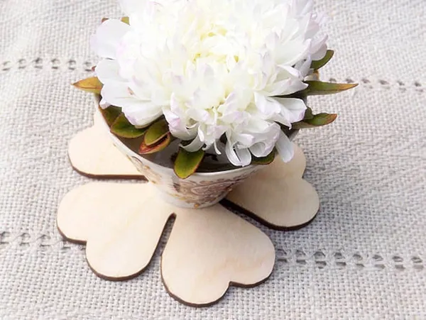 Beige_Flower_Coasters_Wedding