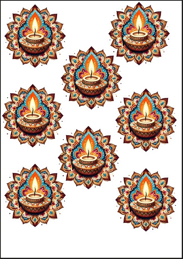 Multicolour_Mandala_Diya_Wall_Hanging_Mdf_Decor_Diy_And_Craft