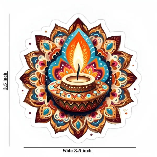 Multicolour_Mandala_Diya_Wall_Hanging_Mdf_Decor_Diy_And_Craft