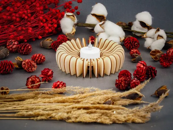 Beige_Wooden_Tea_Light_Candle_Holder_Home_Decor