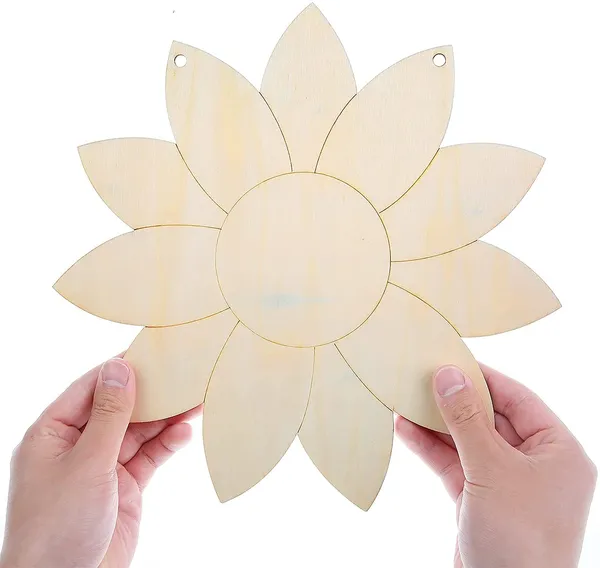 Beige_Unfinished_Sunflower_Wood_Cutout_Sunflower_Door_Hanger_Hanging_Welcome_Sign_Ready_To_Paint_Diy_Craft_Supplies_Diy_And_Craft