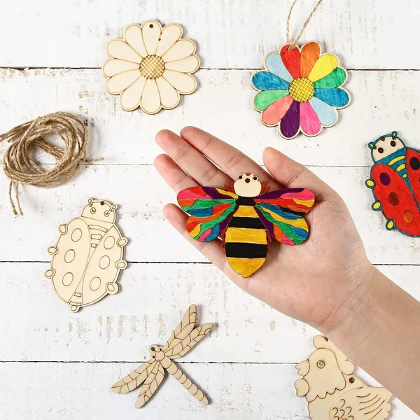 Grey_Butterfly_Wood_Slices_Flower_Cutouts_Kids