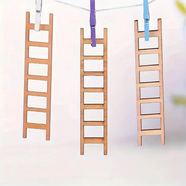 Beige_Mini_Wooden_Ladders_Diy_And_Craft