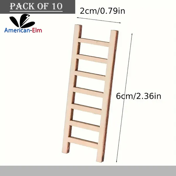 Beige_Mini_Wooden_Ladders_Diy_And_Craft