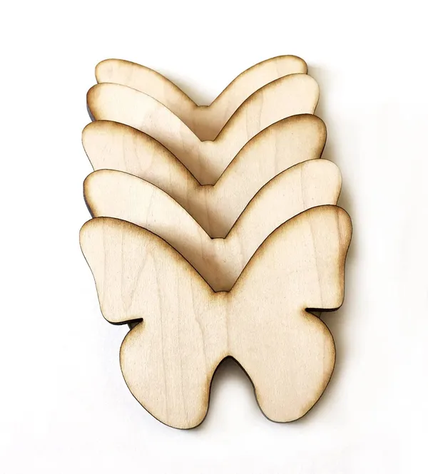 Beige_Americanelm_Unfinished_Wood_Butterflies_Home_Decor