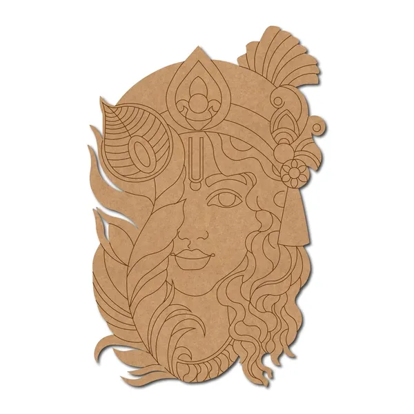 Beige_Krishna_Ji_Mdf_Cutout_General