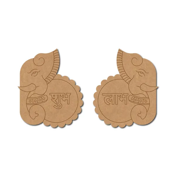 Beige_Wooden_Ganesha_Shubh_Labh_Pre_Marked_Base_Home_Decor