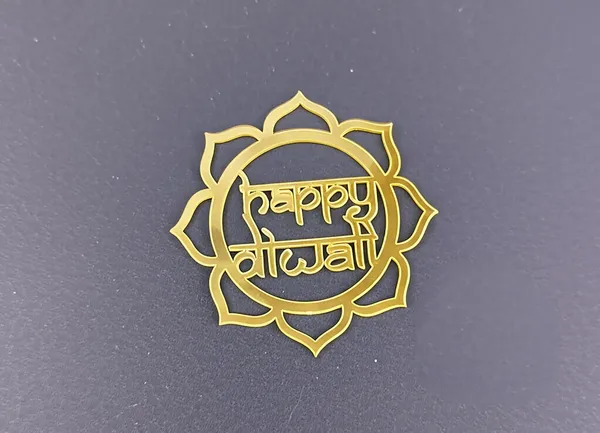 Golden_Non_Adhesive_Acrylic_Happy_Diwali_Within_Flower_Diy_And_Craft