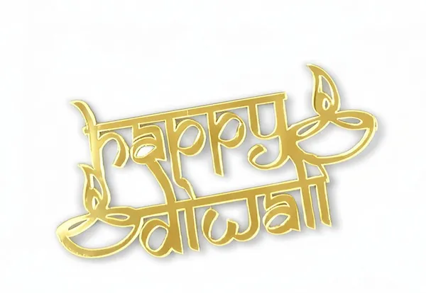 Golden_Non_Adhesive_Acrylic_Happy_Diwali_Withdiyaa_Diy_And_Craft
