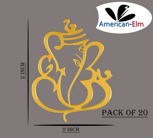 Golden_Ganeshji_Cutout_Gold_Acrylic_Mirror_Decorative_Embellishments_Diy_And_Craft