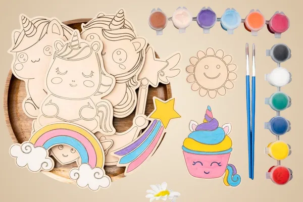 Beige_Diy_Wooden_Unicorn_Painting_Kit_Kids
