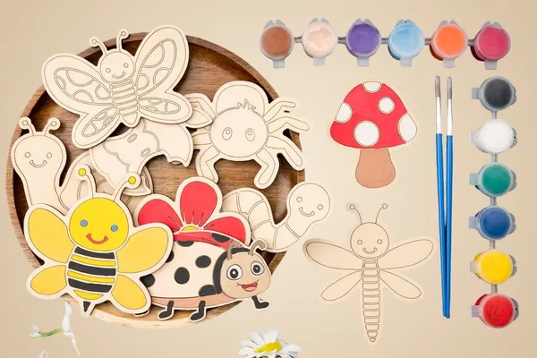 Beige_Diy_Wooden_Unfinished_Bug_Painting_Kit_Kids