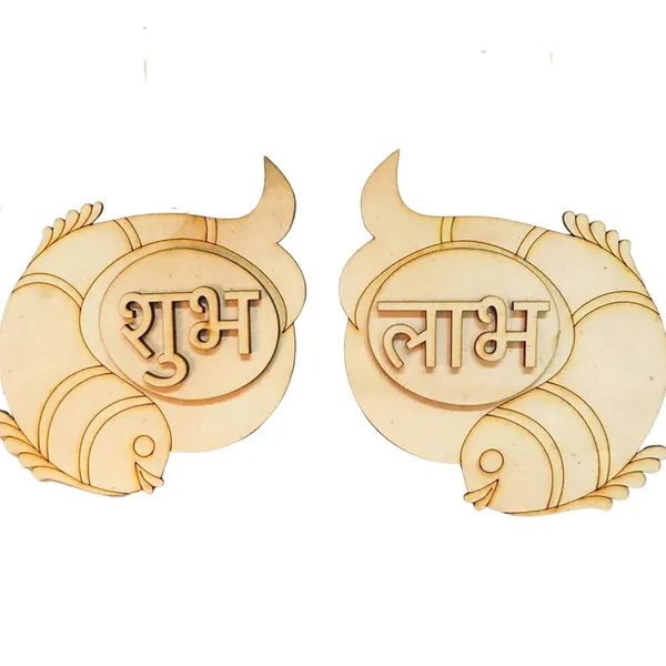 Beige_Subh_Labh_Mdf_Cut_Out_General