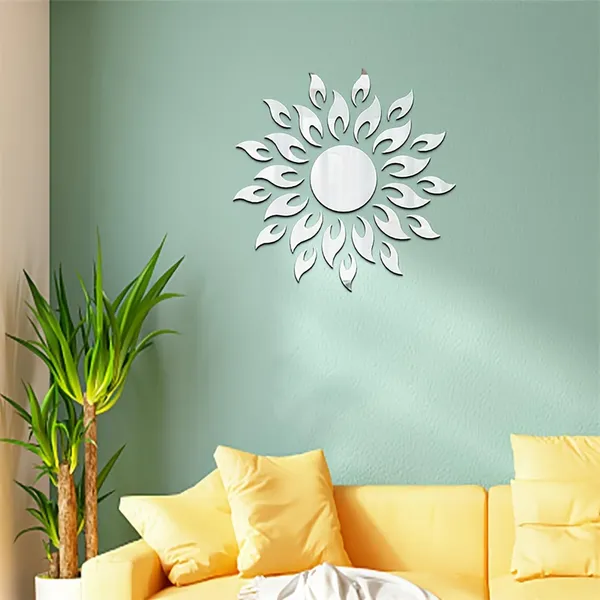 Mirror_Sunflower_Acrylic_Silver_Mirror_Wall_Stickersself_Adhesive_Shatterproof_Decorative_Wall_Mirror_Home_Decor