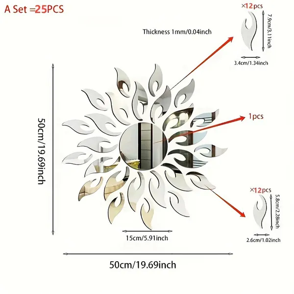 Mirror_Sunflower_Acrylic_Silver_Mirror_Wall_Stickersself_Adhesive_Shatterproof_Decorative_Wall_Mirror_Home_Decor