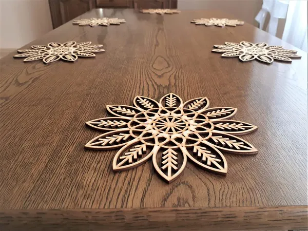 Beige_Americanelm_Wooden_Flower_Coaster_General