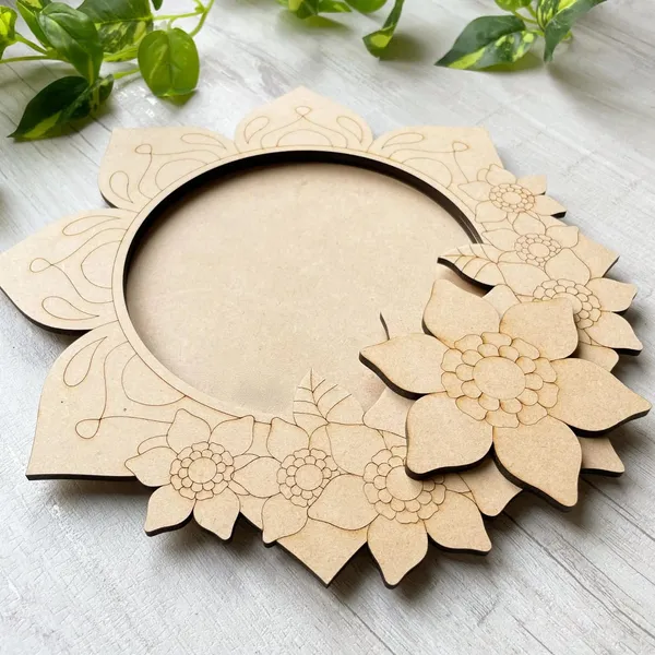 Beige_Mdf_D_Flower_Pooja_Thali_Diy_And_Craft