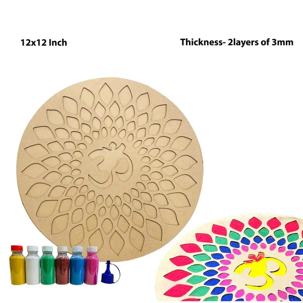 Beige_Reusable_Mdf_Diwali_Rangoli_Festival