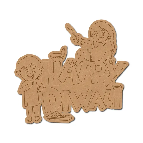 Beige_Happy_Diwali_Mdf_Cutout_Diy_And_Craft