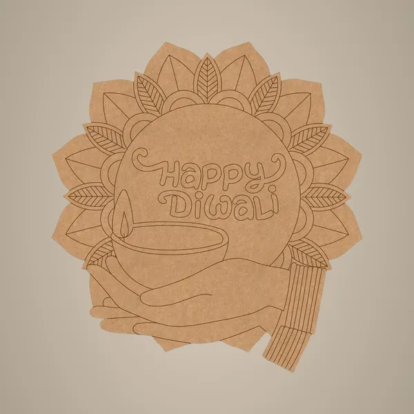 Beige_Diya_Happy_Diwali_Text_Pre_Marked_Mdf_Base_Diy_And_Craft