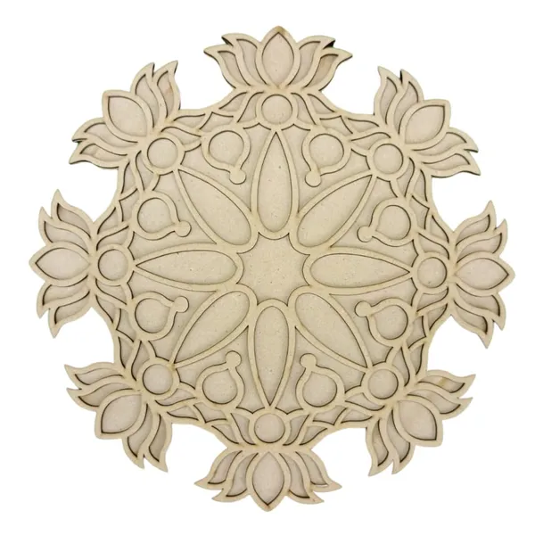 Beige_Lotus_Floral_Mdf_Diwali_Rangoli_Mandala_Design_Diy_And_Craft