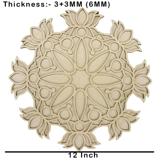 Beige_Lotus_Floral_Mdf_Diwali_Rangoli_Mandala_Design_Diy_And_Craft