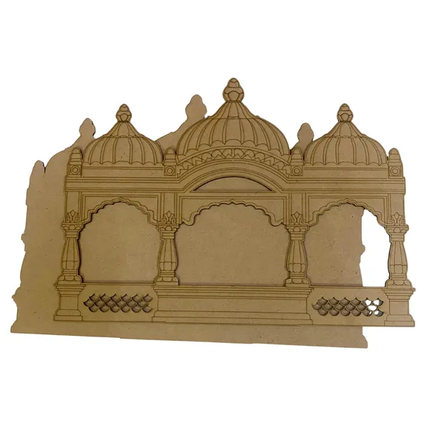 Beige_Wooden_Jharokha_Temple_Frame_Mdf_Cutout_Diy_And_Craft