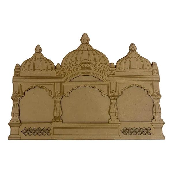 Beige_Wooden_Jharokha_Temple_Frame_Mdf_Cutout_Diy_And_Craft