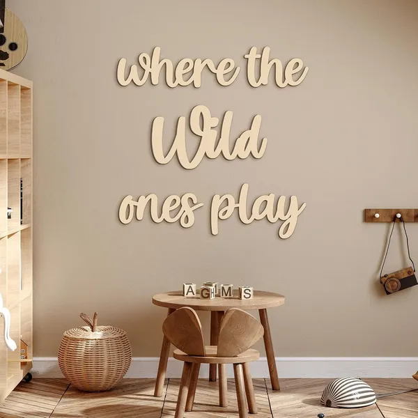 Beige_D_Wooden_Wall_Art_Sign_Where_The_Wild_Ones_Play_Kids