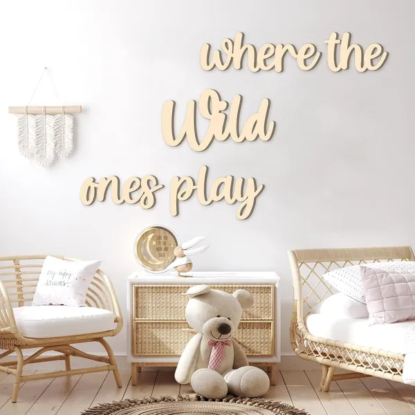 Beige_D_Wooden_Wall_Art_Sign_Where_The_Wild_Ones_Play_Kids