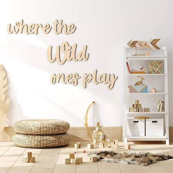 Beige_D_Wooden_Wall_Art_Sign_Where_The_Wild_Ones_Play_Kids