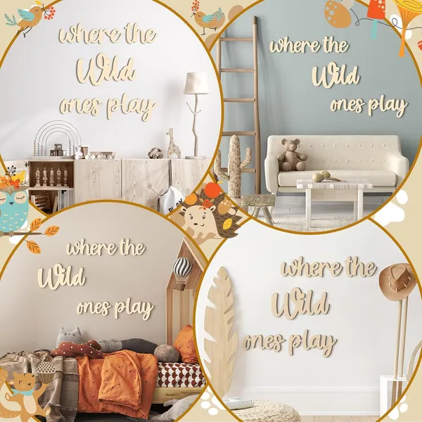 Beige_D_Wooden_Wall_Art_Sign_Where_The_Wild_Ones_Play_Kids