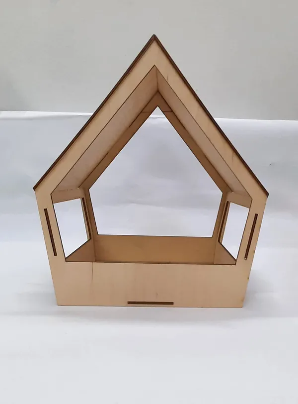 Beige_Wooden_House_Flower_Basket_Festival