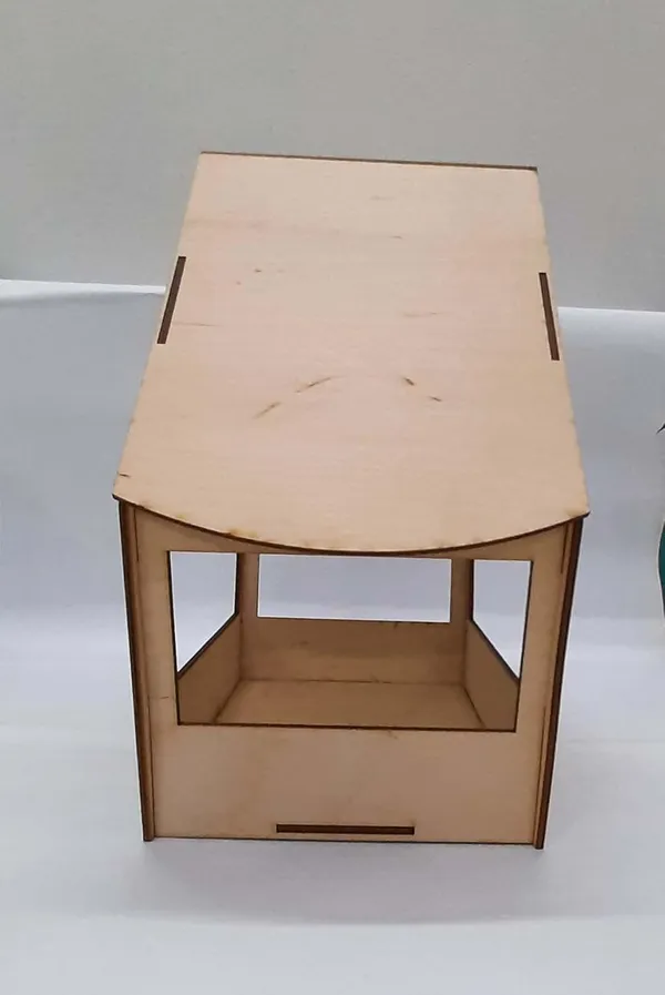 Beige_Wooden_House_Flower_Basket_Festival