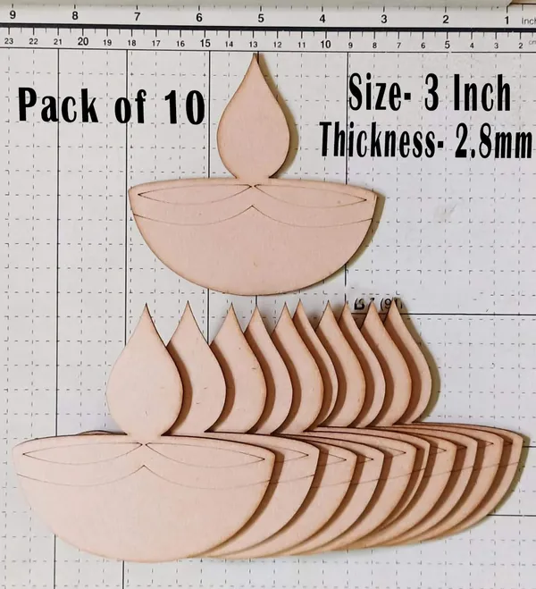 Beige_Wooden_Diya_Cutout_Diy_And_Craft