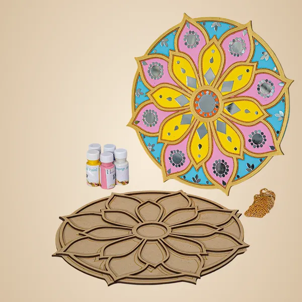 Beige_Colourful_Daisy_Mdf_Diy_Festive_Rangoli_Kit_Cm_Reusable_Wooden_Stencil_Diy_And_Craft