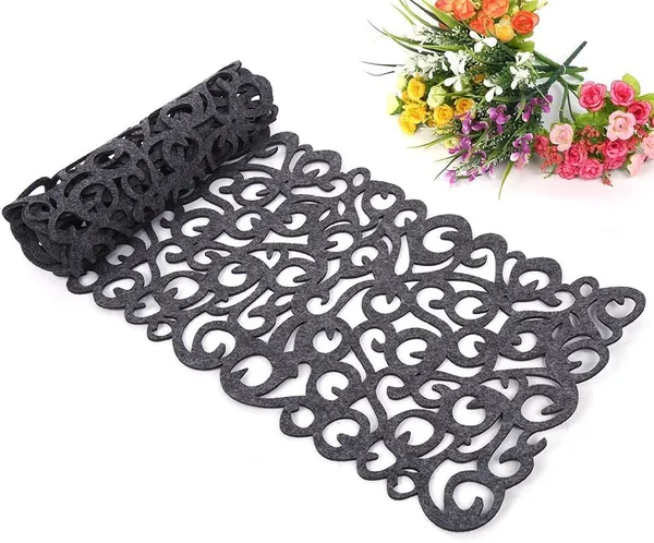 Grey_Felt_Table_Runner_Home_Decor