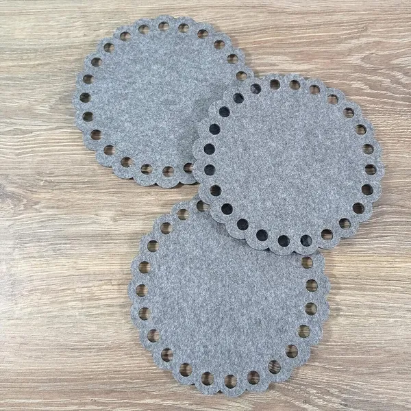 Grey_Felt_Placemats_Coasters_Home_Decor