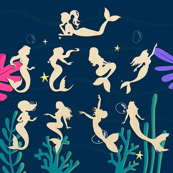Beige_Wooden_Mermaid_In_In_Cutouts_General