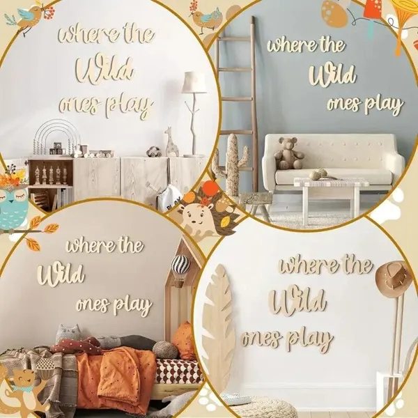 Beige_Where_The_Wild_Ones_Play_Wooden_Wall_Sticker_Kids_Bedroom_Script_Sign_Black_Door_Wall_D_Cor_X_Cm_Nursery_Quote_Art_Kids