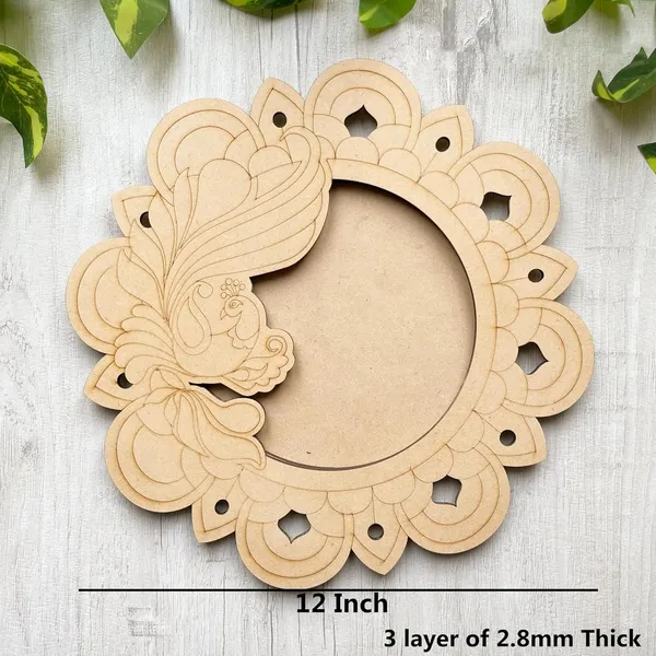 Beige_Mdf_D_Pooja_Thali_Platter_Diy_And_Craft