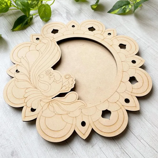 Beige_Mdf_D_Pooja_Thali_Platter_Diy_And_Craft