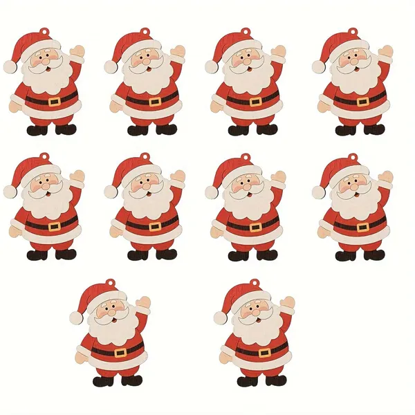 Beige_D_Flat_Wooden_Santa_Claus_Hanging_Ornaments_Home_Decor